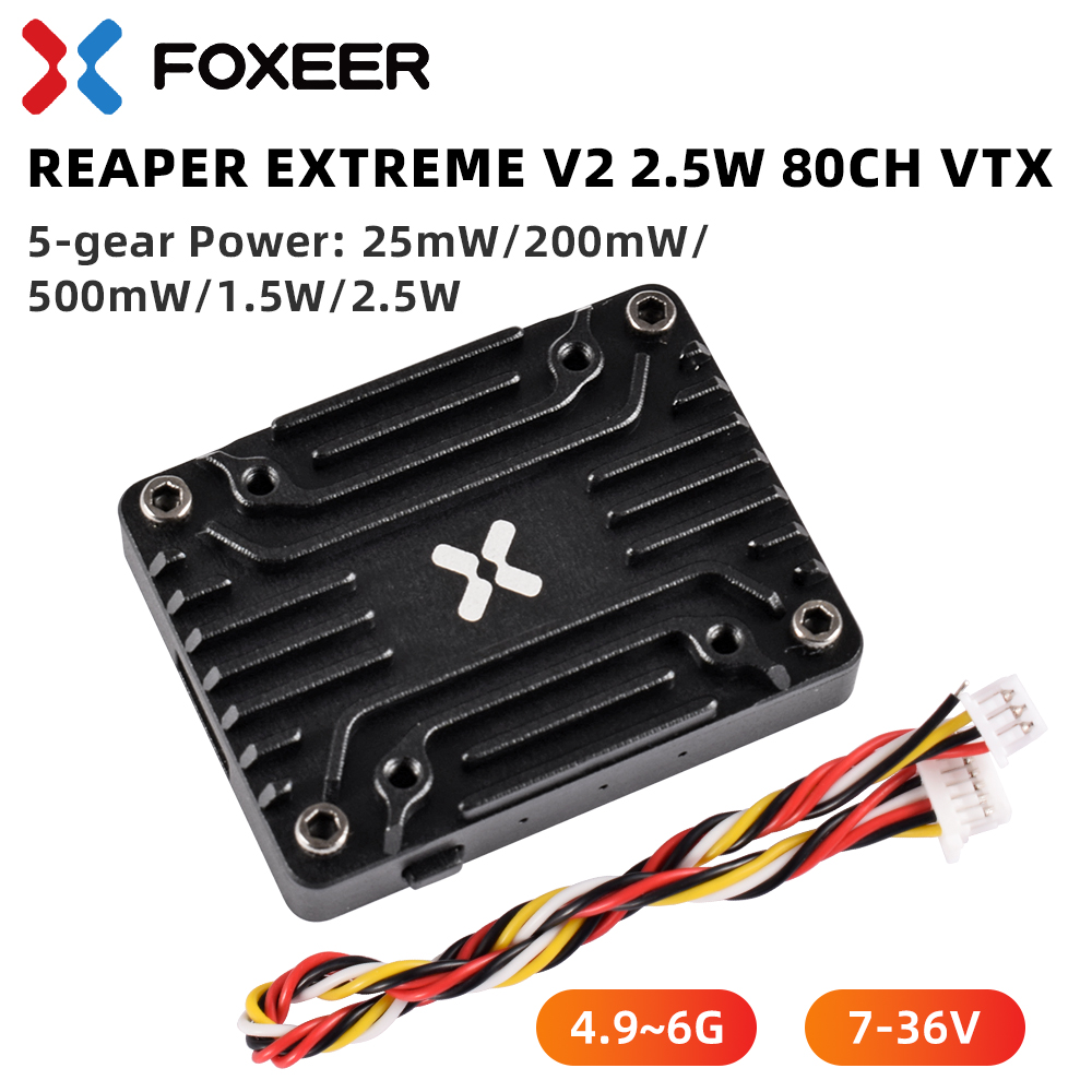 (super discount) Foxeer 4.9-6G - đánh giá và giá Foxeer Reaper Extreme 2.5W Vtx